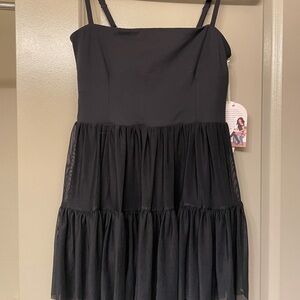 Elegant Black Mini Dress